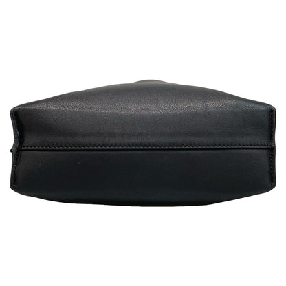 Loewe Clutch Bag Flamenco Clutch Black Leather