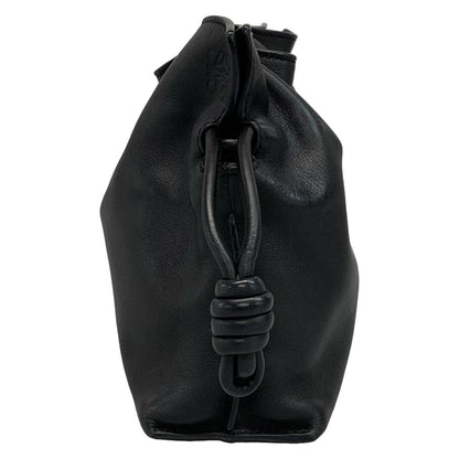 Loewe Clutch Bag Flamenco Clutch Black Leather