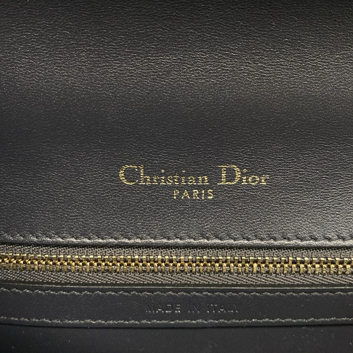 Dior/Christian Dior Shoulder Bag Dior Ama Light Gray Chain Shoulder Leather