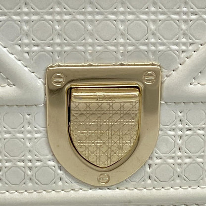 Dior/Christian Dior Shoulder Bag Dior Ama Light Gray Chain Shoulder Leather