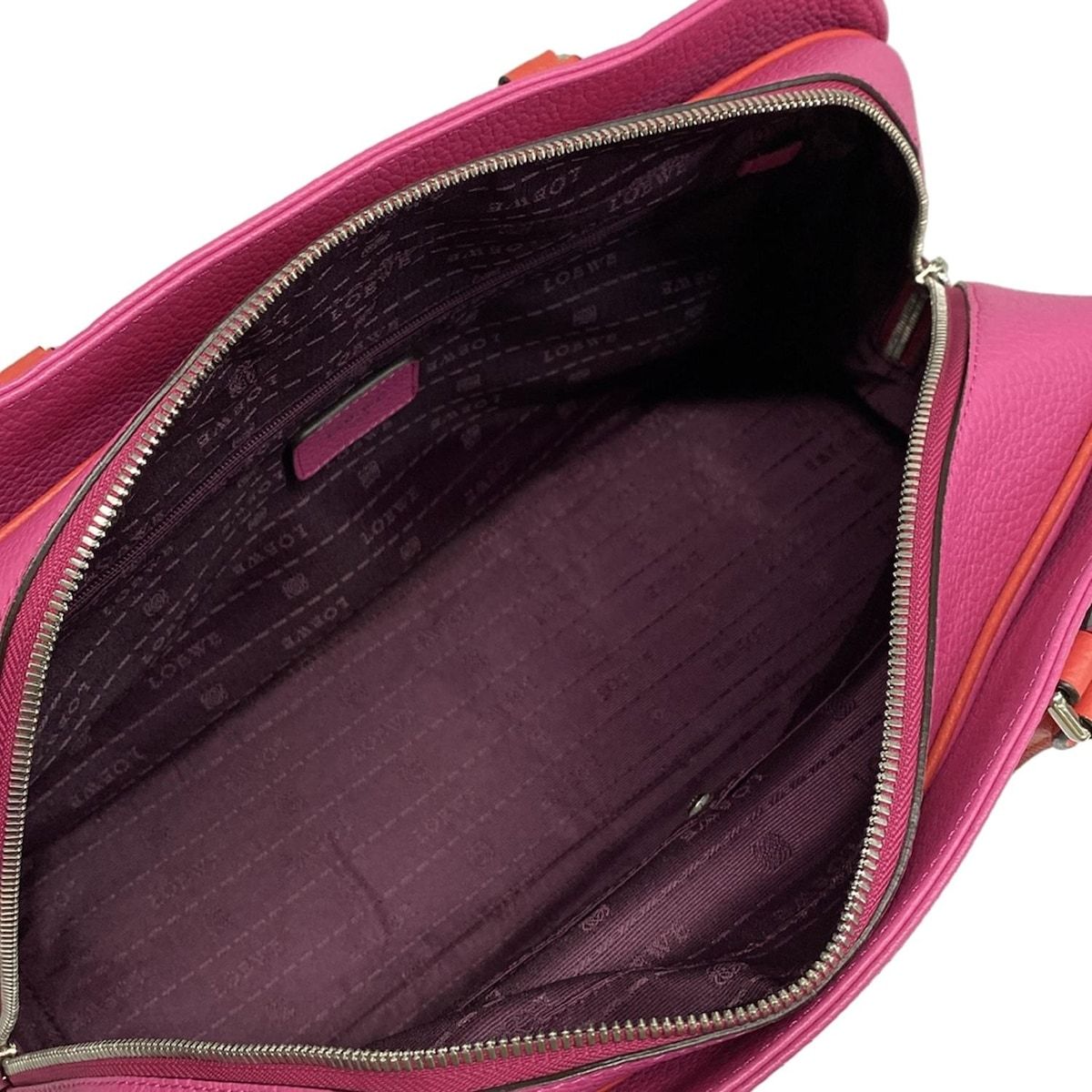 Loewe Handbag Alamo Addy 329.84bf31 Pink X Red Leather