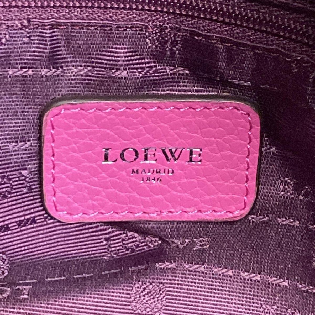 Loewe Handbag Alamo Addy 329.84bf31 Pink X Red Leather