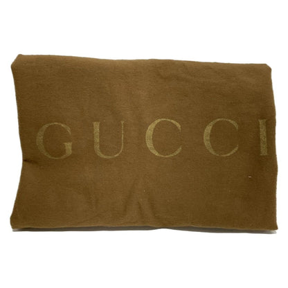 Gucci Handbag GG Pattern 131024 Brown X Beige Leather