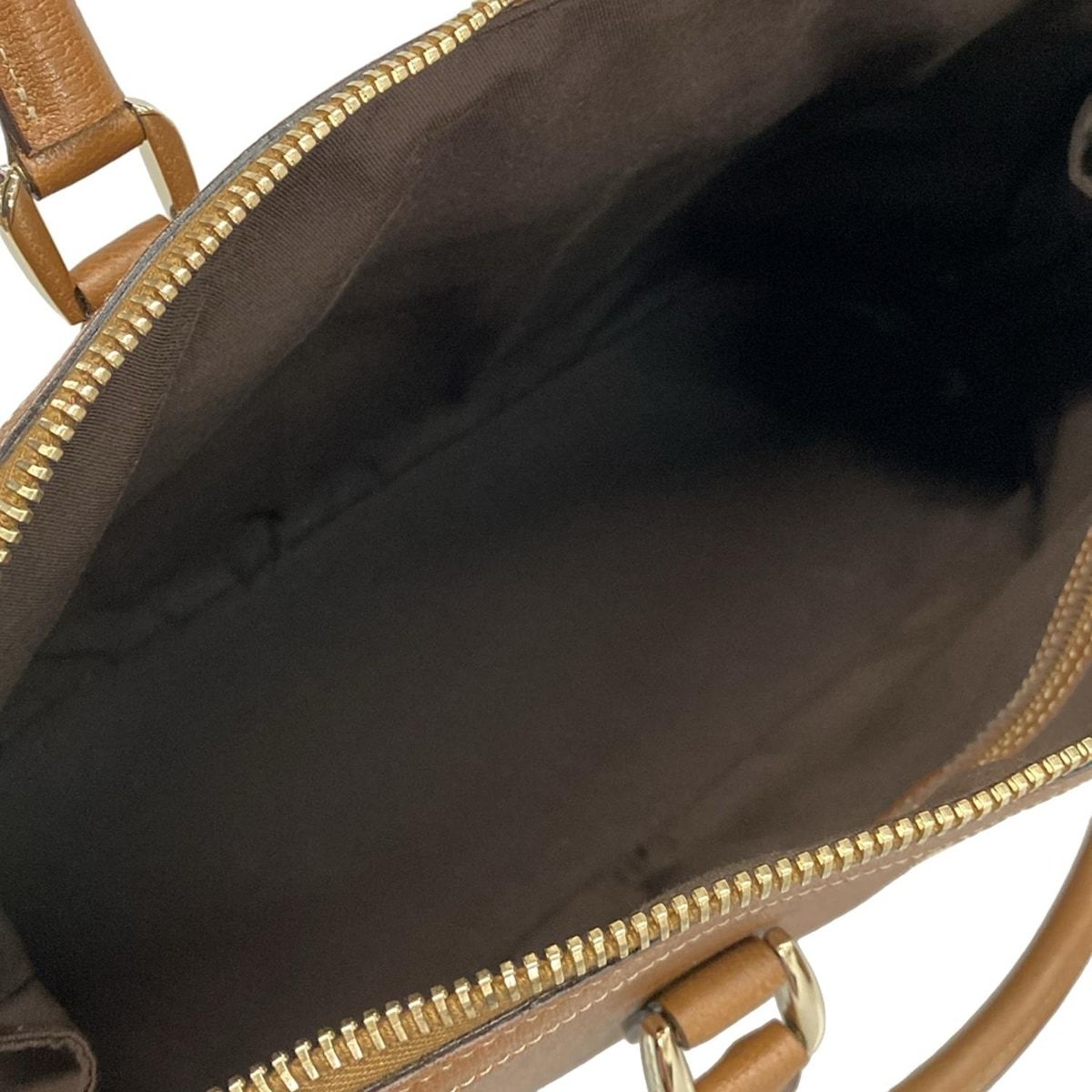 Gucci Handbag GG Pattern 131024 Brown X Beige Leather