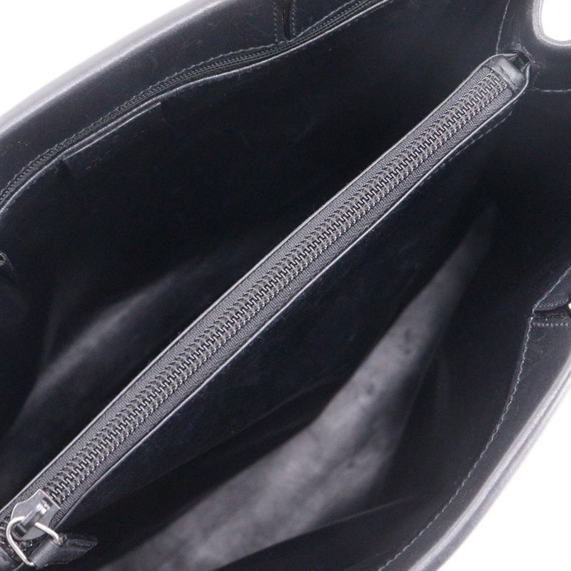 Gucci Tote Bag 002.1025.002058 Calf Black Women's Handbag