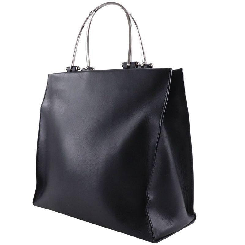 Gucci Tote Bag 002.1025.002058 Calf Black Women's Handbag