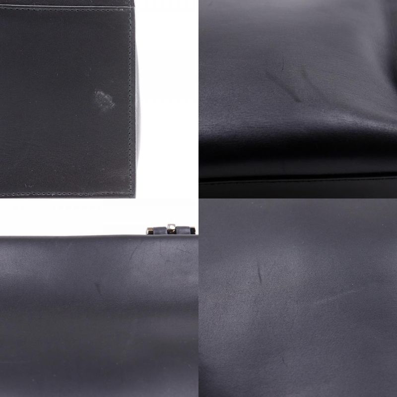 Gucci Tote Bag 002.1025.002058 Calf Black Women's Handbag