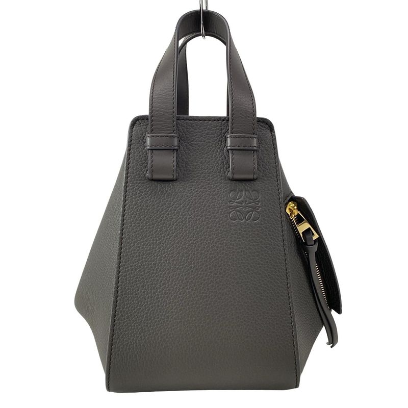 Loewe Handbag Hammock Bag Compact Charcoal Gray