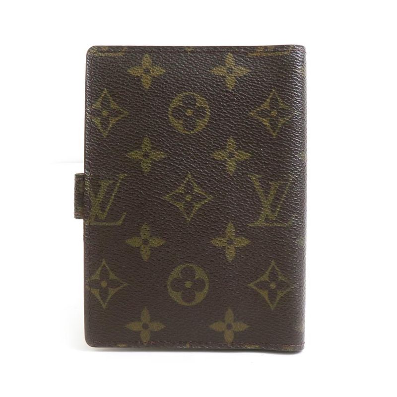 LOUIS VUITTON Ballpoint Pen Set Notebook Cabas - Monogram Agenda PM R20005