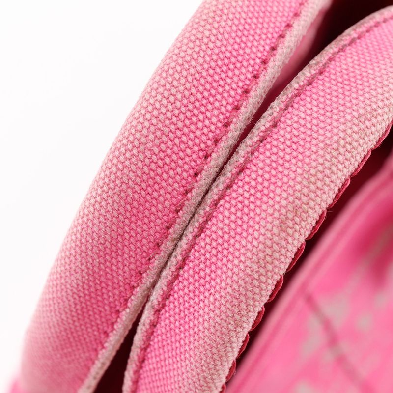 Prada Kanapa 2way Shoulder Tote Bag Canvas Pink Women's Handbag