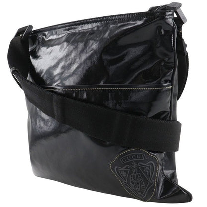 Gucci Cles Store Emblem 181093 PVC Black Men's Shoulder Bag