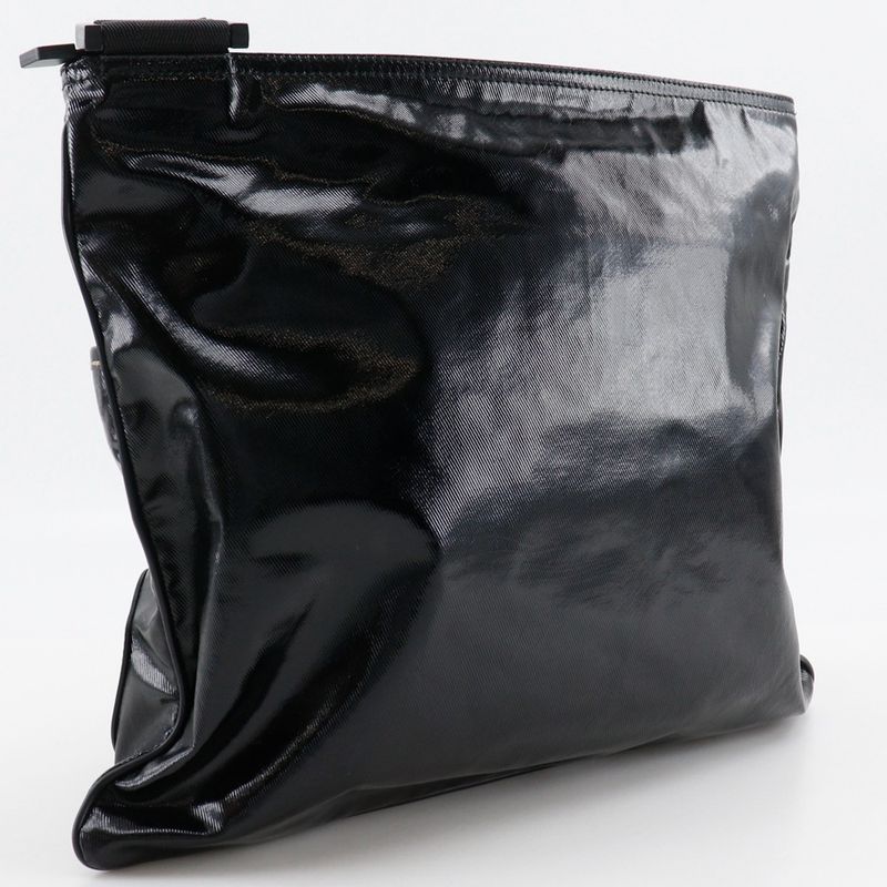 Gucci Cles Store Emblem 181093 PVC Black Men's Shoulder Bag