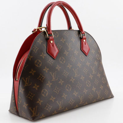 Louis Vuitton Alma Into Bag 2way Shoulder M41779 Monogram Canvas Rouge Brown