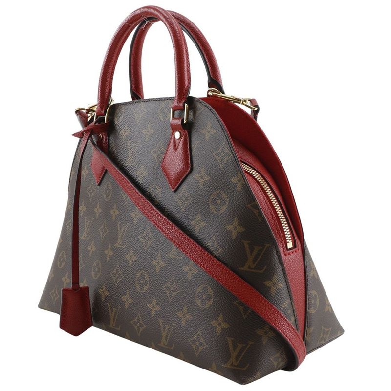 Louis Vuitton Alma Into Bag 2way Shoulder M41779 Monogram Canvas Rouge Brown