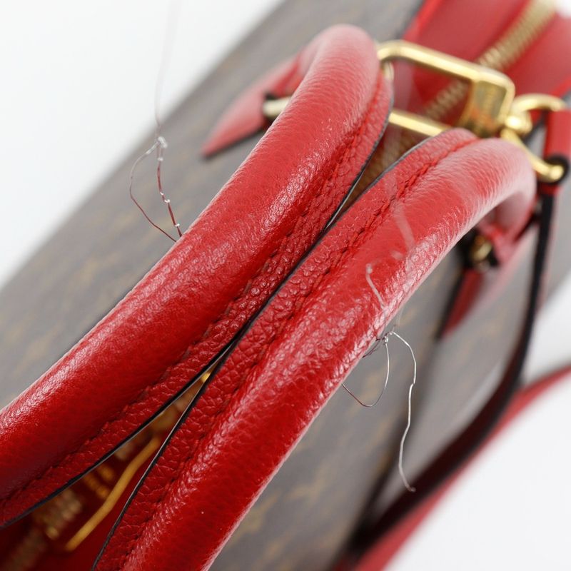 Louis Vuitton Alma Into Bag 2way Shoulder M41779 Monogram Canvas Rouge Brown