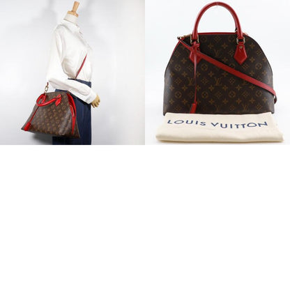 Louis Vuitton Alma Into Bag 2way Shoulder M41779 Monogram Canvas Rouge Brown