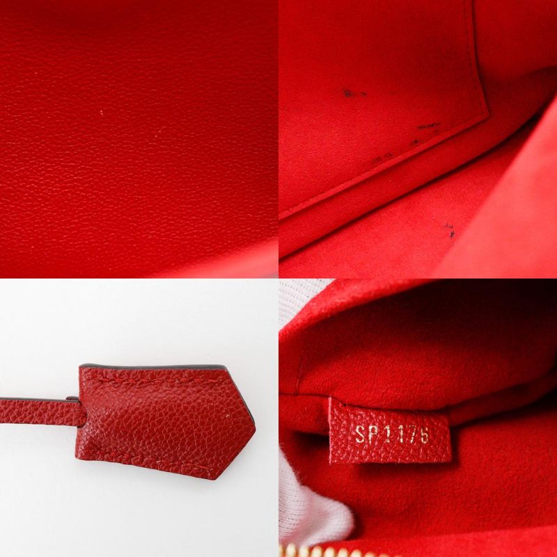 Louis Vuitton Alma Into Bag 2way Shoulder M41779 Monogram Canvas Rouge Brown