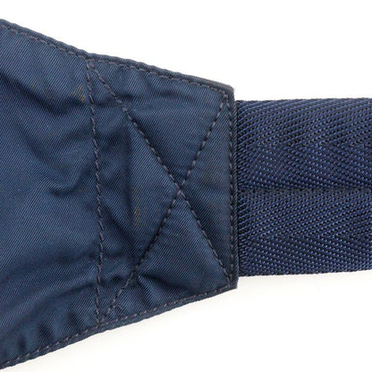 Prada Waist Pouch Body Bag Nylon Navy Unisex Waist Bag