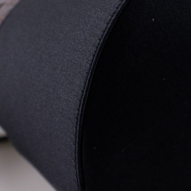 Bottega Veneta Draw String Punching Leather Fringe Satin X