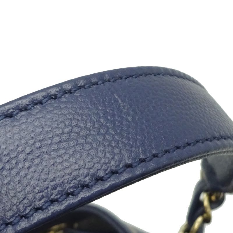 Chanel Chanel Shoulder Deauville Caviar Navy Bag