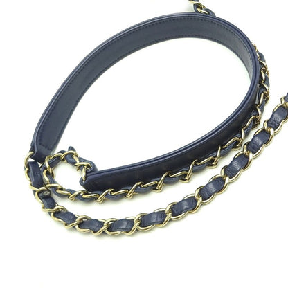 Chanel Chanel Shoulder Deauville Caviar Navy Bag