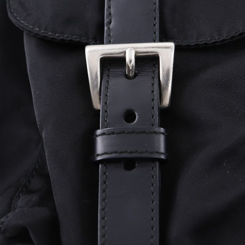 Prada Backpack B6677 Nylon Nero Black Women's Rucksack/daypack
