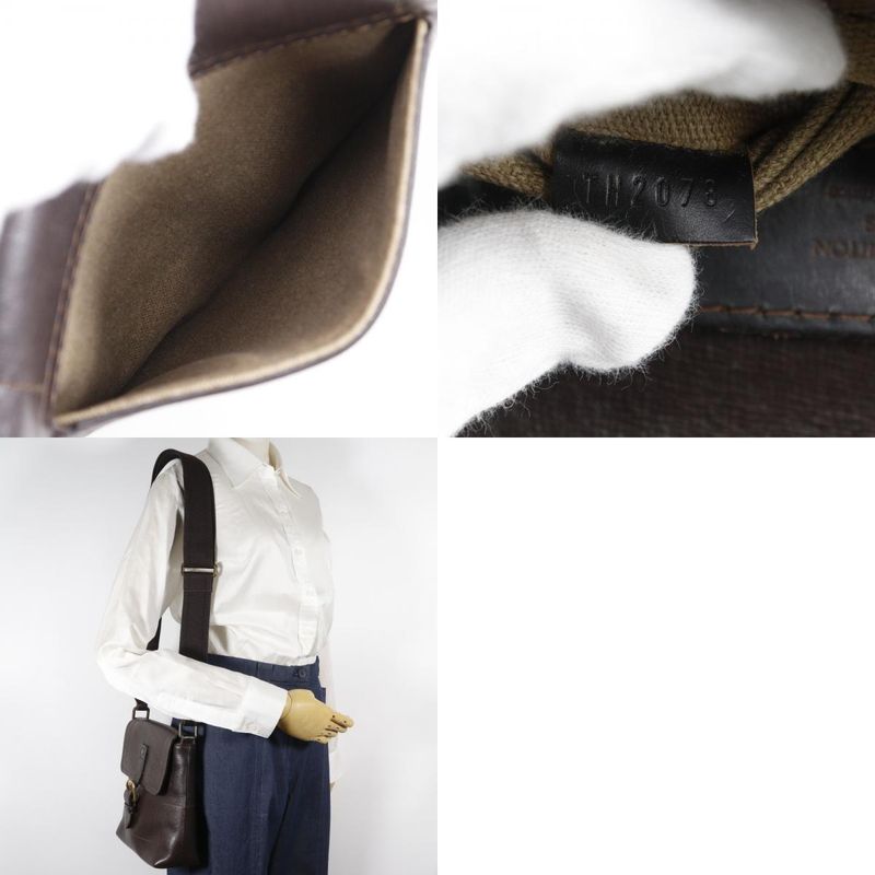 Louis Vuitton Yuma Utah Line M92995 Leather Brown Th2078 Men's Shoulder Bag