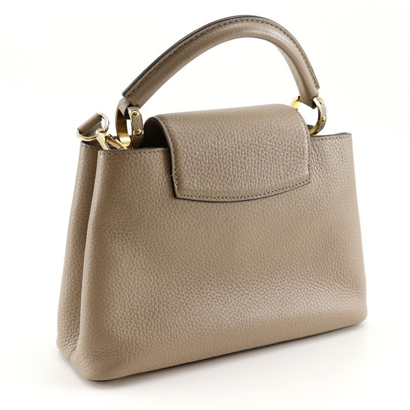 Louis Vuitton Capucines BB 2way Shoulder M94634 ×taurillon Leather Gale Gray