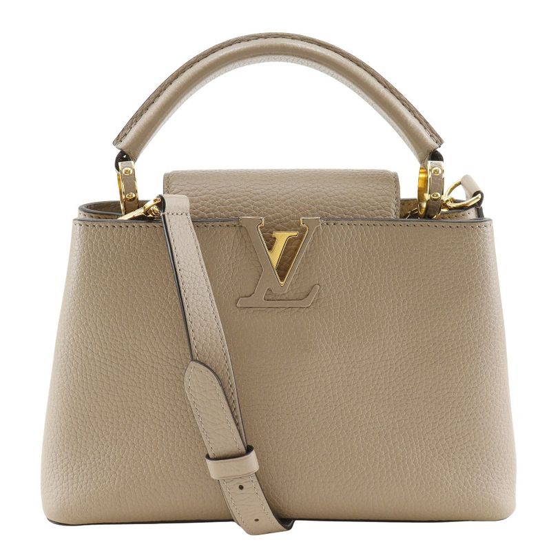 Louis Vuitton Capucines BB 2way Shoulder M94634 ×taurillon Leather Gale Gray