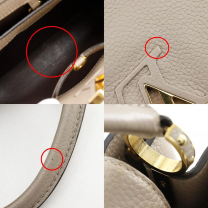 Louis Vuitton Capucines BB 2way Shoulder M94634 ×taurillon Leather Gale Gray