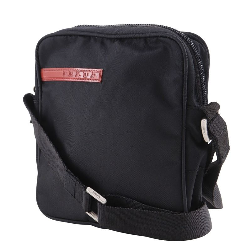 Prada Sports Prada Sports Pochette B8675 Nylon Nero Black Unisex Shoulder Bag