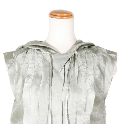 Chanel Cocomark Flower 01p P17520v09803 Silk Women's Dress
