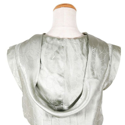 Chanel Cocomark Flower 01p P17520v09803 Silk Women's Dress