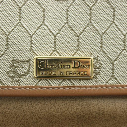 Christian Dior Vintage Shoulder Bag PVC Leather Honeycomb All Over Pattern Logo