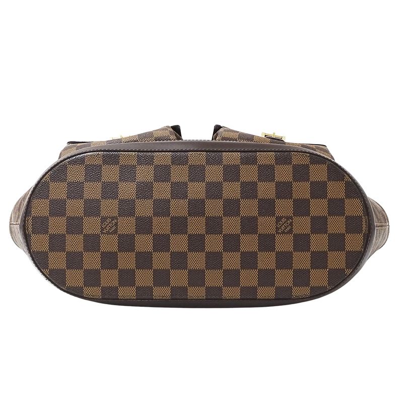 Louis Vuitton Bag Damier Women's Brand Tote Bag Manosque GM N51120 Brown Large