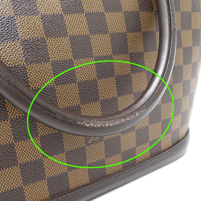 Louis Vuitton Bag Damier Women's Brand Tote Bag Manosque GM N51120 Brown Large