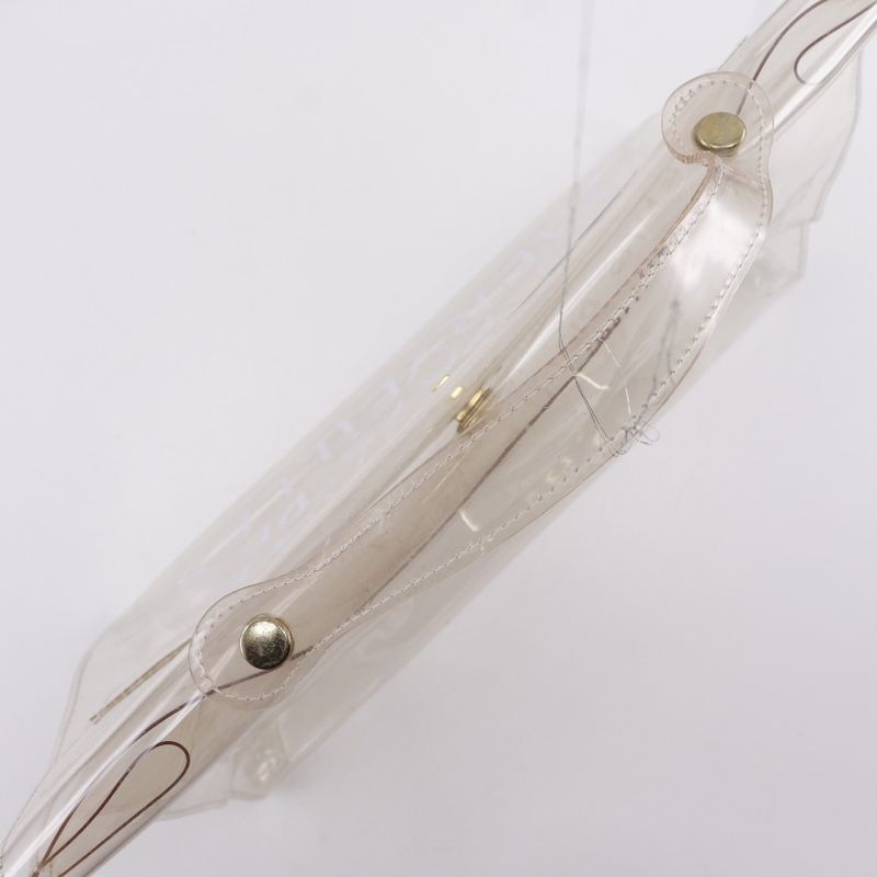 Hermes Vinyl Kelly Vinyl Clear Ladies Handbag