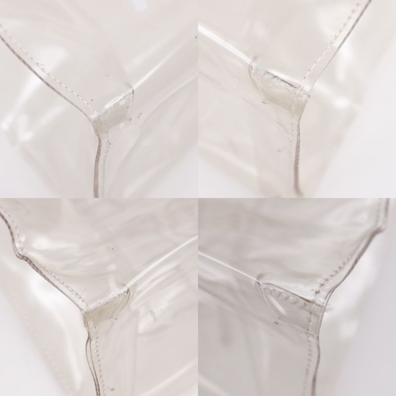 Hermes Vinyl Kelly Vinyl Clear Ladies Handbag