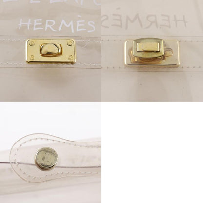 Hermes Vinyl Kelly Vinyl Clear Ladies Handbag