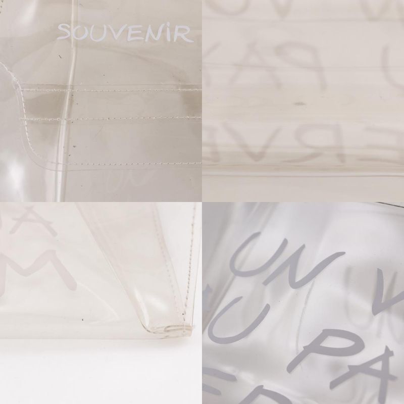 Hermes Vinyl Kelly Vinyl Clear Ladies Handbag