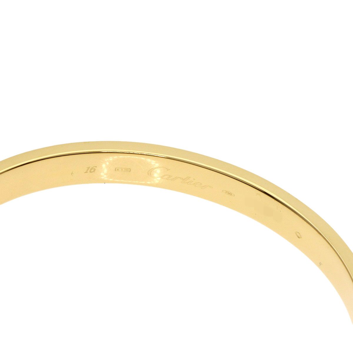 Cartier Love Bracelet #16 Bracelet with Driver K18yg Ladies
