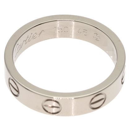 Cartier Mini Love Ring #45 Ring K18wg Women's