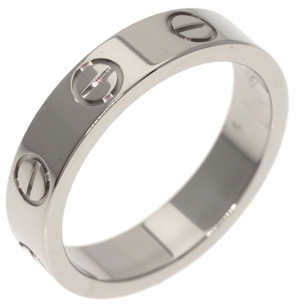 Cartier Mini Love Ring #45 Ring K18wg Women's