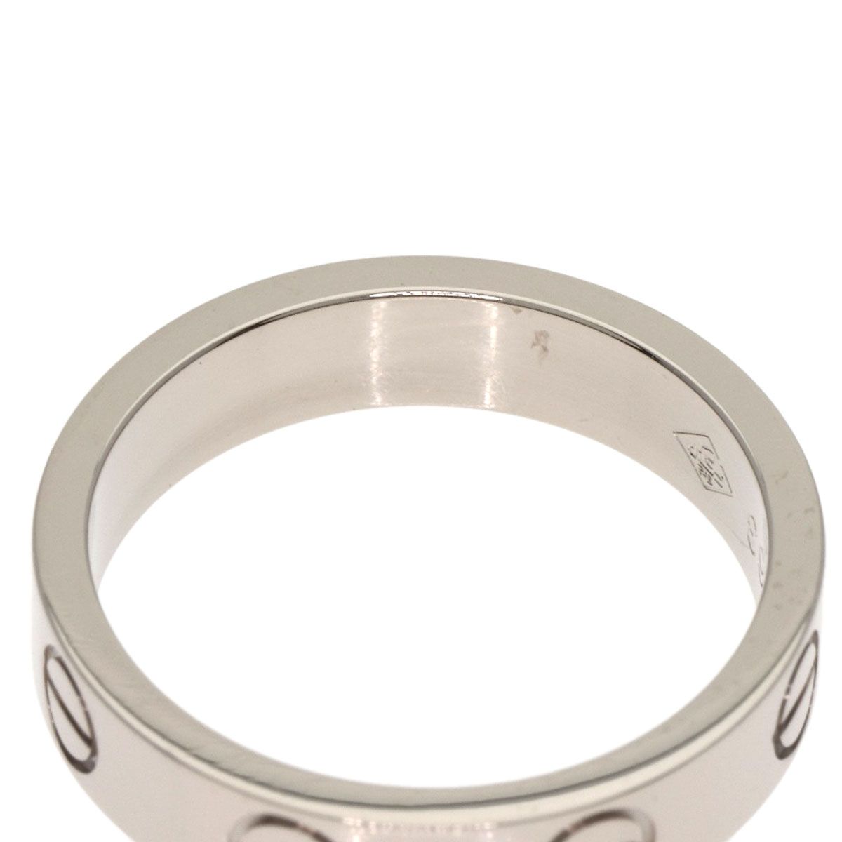 Cartier Mini Love Ring #45 Ring K18wg Women's