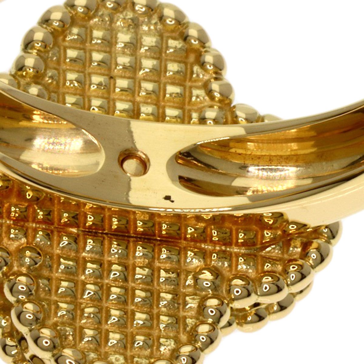 Van Cleef & Arpels Vintage Alhambra Diamond #49 Ring K18yg Women's