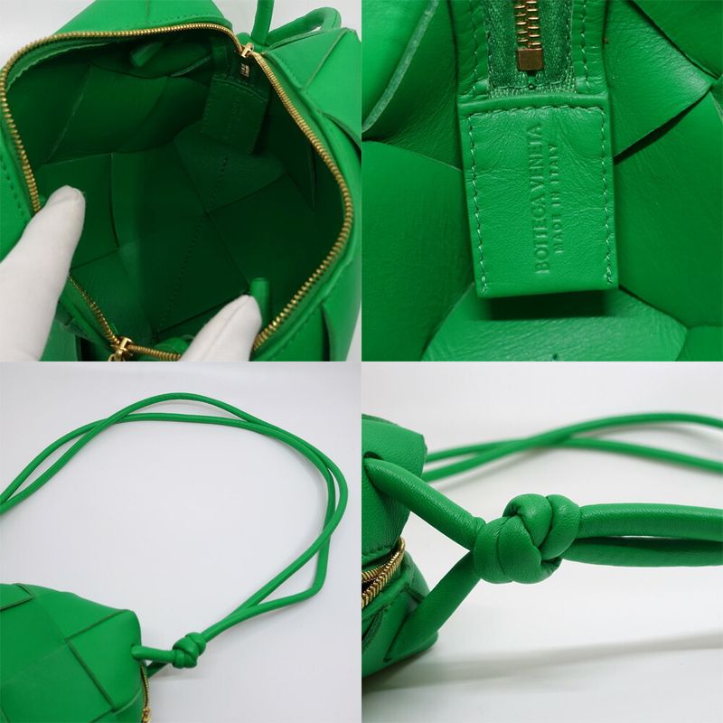 Bottega Veneta Cassette Camera Bag Intrecciato Shoulder Bag 701915 RFID