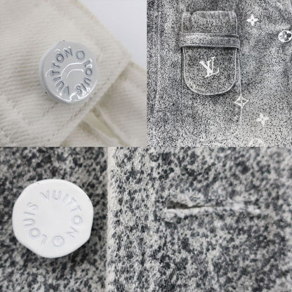 Louis Vuitton Gradient Denim Shirt Rm212qqyzhls09w Size XL Monogram