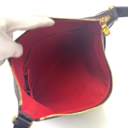 Louis Vuitton Bloomsbury PM Damier Ebene Damier Ebene Leather × PVC Brown