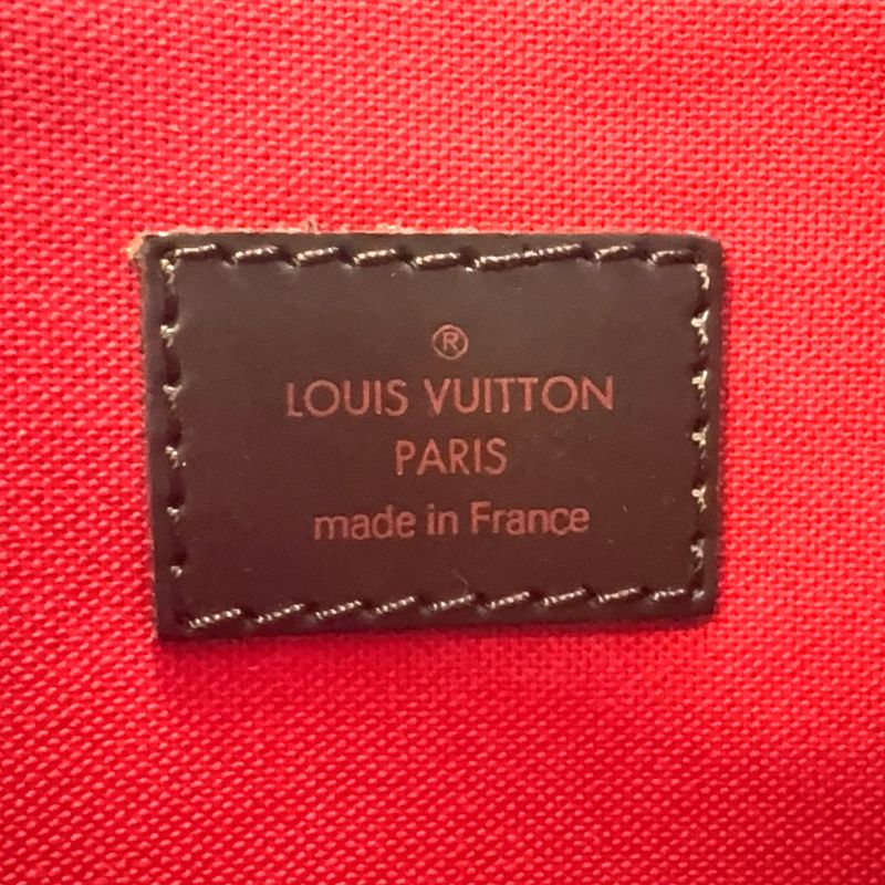 Louis Vuitton Bloomsbury PM Damier Ebene Damier Ebene Leather × PVC Brown