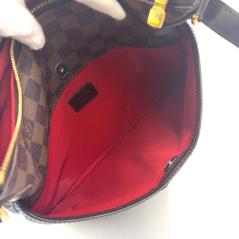 Louis Vuitton Bloomsbury PM Damier Ebene Damier Ebene Leather × PVC Brown